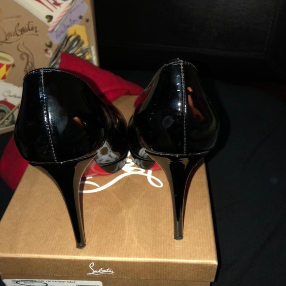 Black patent Simple 120 Christian Louboutin pumps - Picture 2 of 4